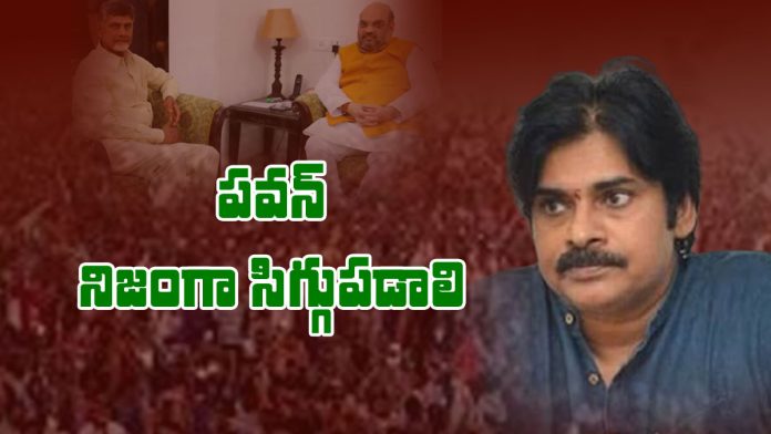 Pawan should be ashamed of his alliance with Chandrababu