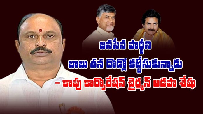 adapa seshu hot comments on tdp and janasena