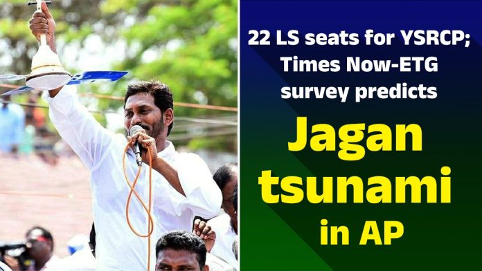 22 LS Seats For YSRCP; Times Now-ETG Survey Predicts Jagan Tsunami In ...